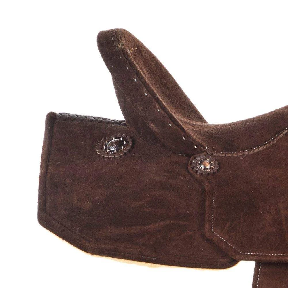 Tomahawk Chocolate Roughout 13 1/2 Inch Lightweight Barrel Saddle 4 Tomahawk Chocolate Roughout 13 1/2 Inch Lightweight Barrel Saddle - Image 4