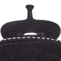 Tomahawk Black Roughout 14 1/2 Inch Lightweight Barrel Saddle With Buckstitch -Cowboy Store TH BAL006145WR 2