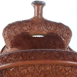 Tomahawk 3/4 Breed Floral Team Roper With Quilted Seat -Cowboy Store TMK C F01 34B 04