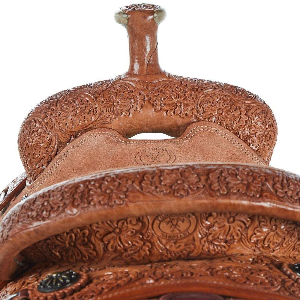 Tomahawk 7/8 Breed Floral Natural Team Roper 3 Tomahawk 7/8 Breed Floral Natural Team Roper - Image 3